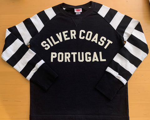HJ Raglan Striped Sleeve